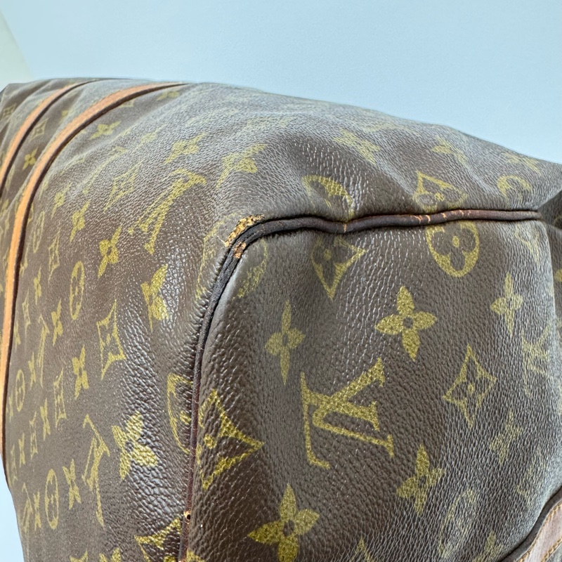 Louis Vuitton Keepall 50旅行袋 vintage 中古 二手 手提 斜背-34