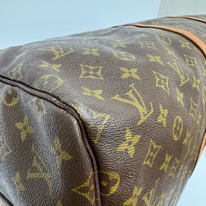 Louis Vuitton Keepall 50旅行袋 vintage 中古 二手 手提 斜背-35