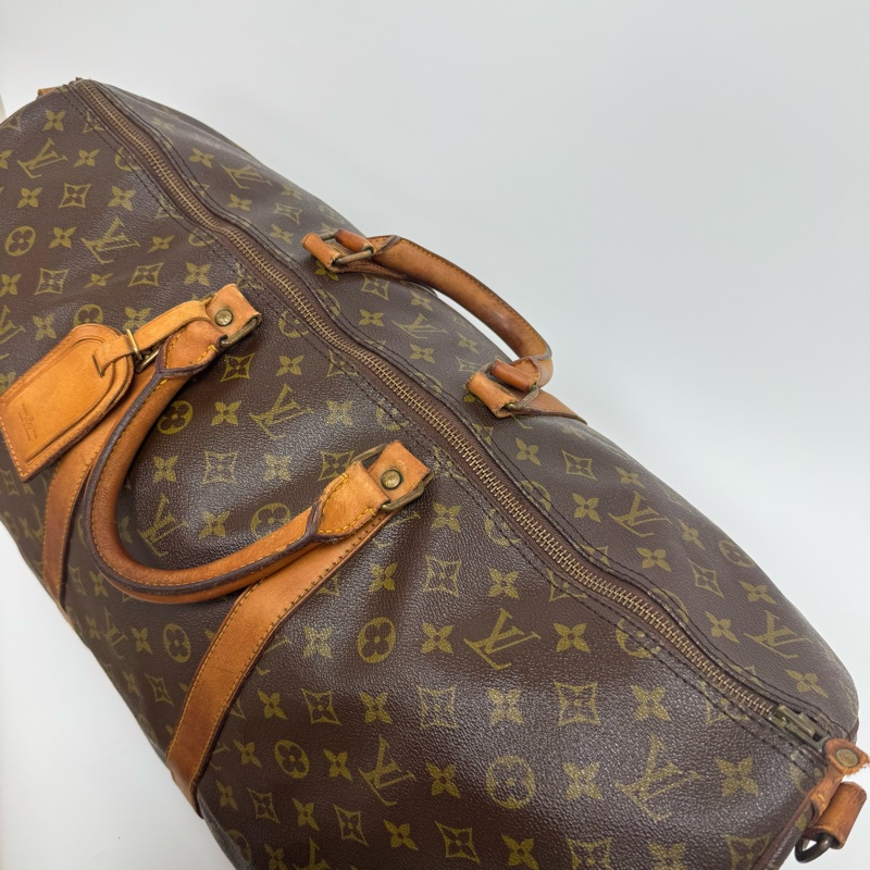 Louis Vuitton Keepall 50旅行袋 vintage 中古 二手 手提 斜背-40