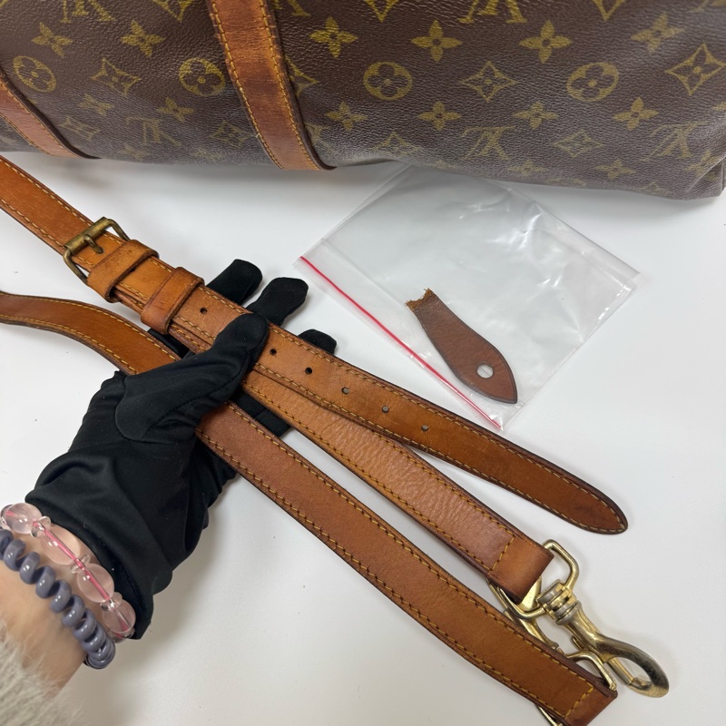Louis Vuitton Keepall 50旅行袋 vintage 中古 二手 手提 斜背-41