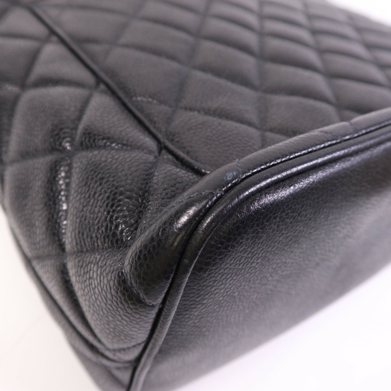 CHANEL 牛皮皮革Vintage Tote Bag金扣手挽袋-10