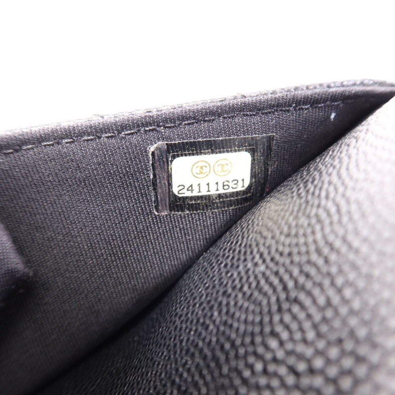 CHANEL 牛皮皮革WOC Wallet On Chain銀扣鏈帶肩背袋-7