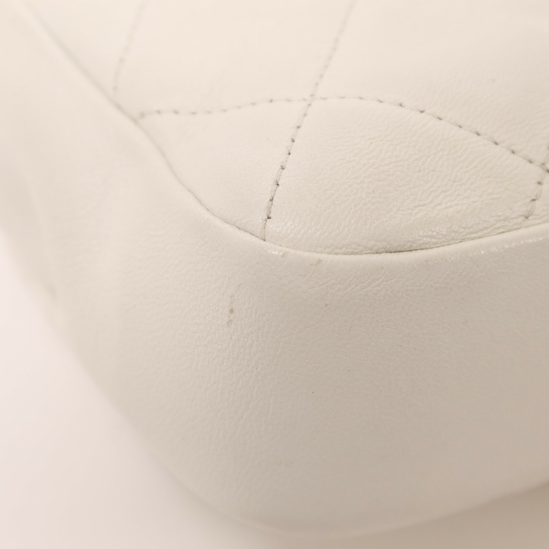 CHANEL 羊皮皮革In The Loop金扣鏈帶手挽肩背兩用袋-11