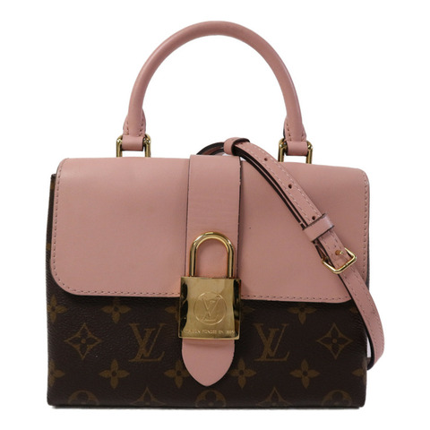 LOUIS VUITTON Monogram Locky BB金扣手挽肩背兩用袋