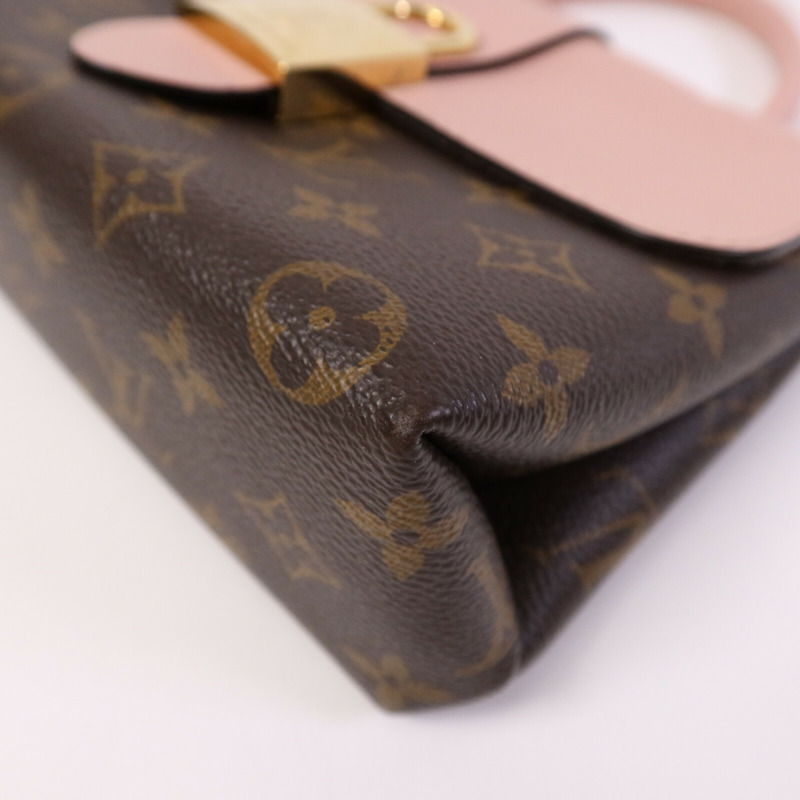 LOUIS VUITTON Monogram Locky BB金扣手挽肩背兩用袋-10