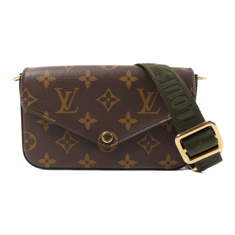 LOUIS VUITTON Monogram Felicie Strap & Go金扣肩背袋