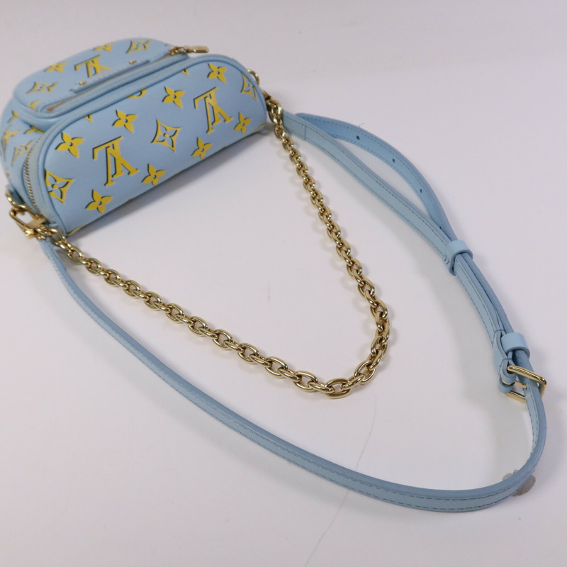 LOUIS VUITTON Empreinte Mini Bumbag金扣肩背袋-7