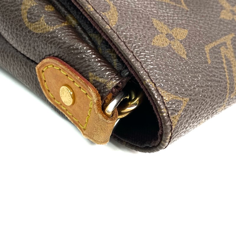 △ Louis Vuitton 路易威登 Brown Coated Canvas Monogram Favorite MM Shoulder Bag M40718 啡色塗層帆布經典老花肩背袋 - 257020797-14