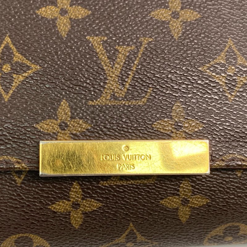 △ Louis Vuitton 路易威登 Brown Coated Canvas Monogram Favorite MM Shoulder Bag M40718 啡色塗層帆布經典老花肩背袋 - 257020797-16