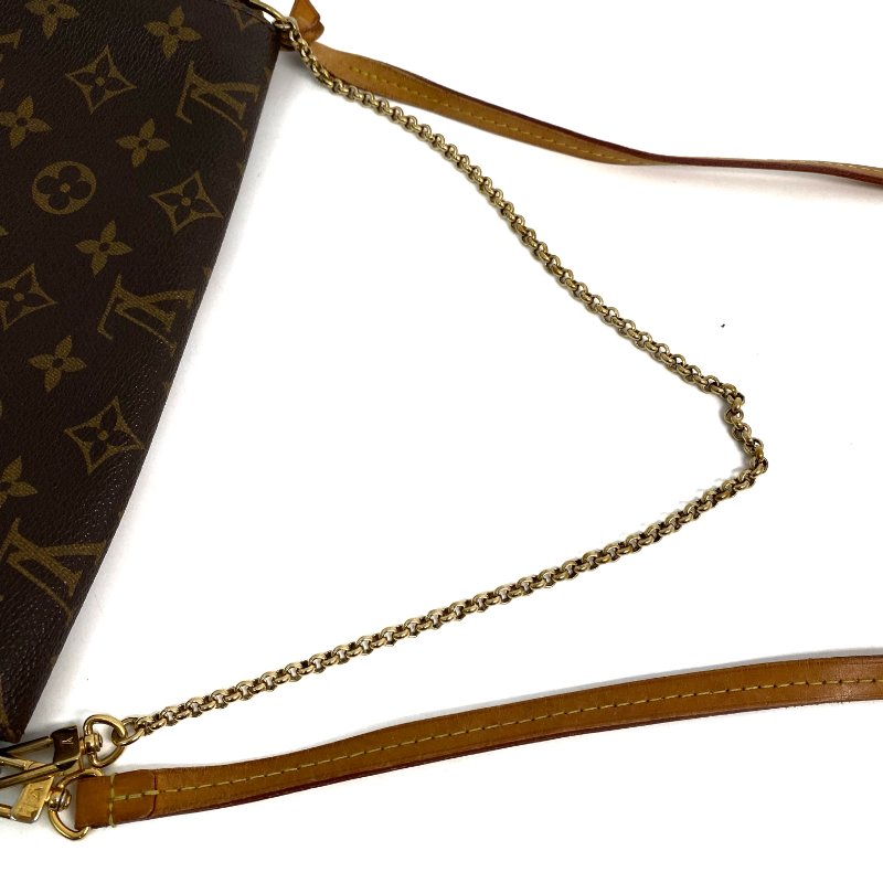 △ Louis Vuitton 路易威登 Brown Coated Canvas Monogram Favorite MM Shoulder Bag M40718 啡色塗層帆布經典老花肩背袋 - 257020797-18