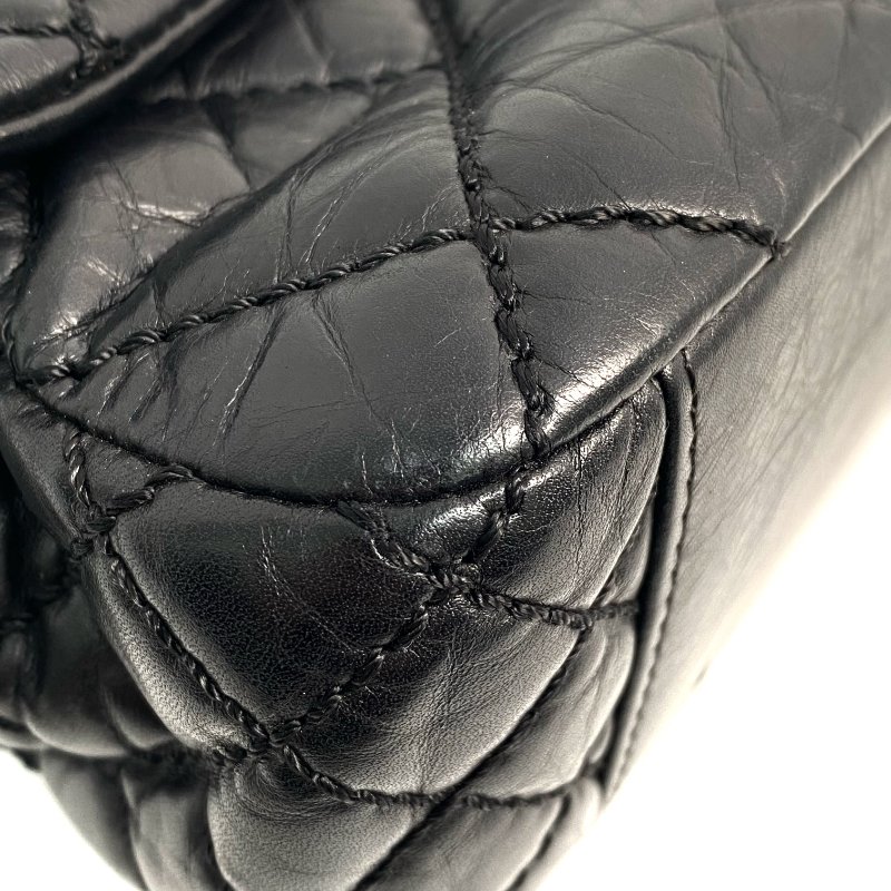 △ Chanel 香奈兒 Black Lambskin Ruthenium-Finish Metal Easy Flap Chain Shoulder Bag No.18 A67764 黑色小羊皮鍍釕金屬鎖鏈肩背袋No.18 - 257025950-13