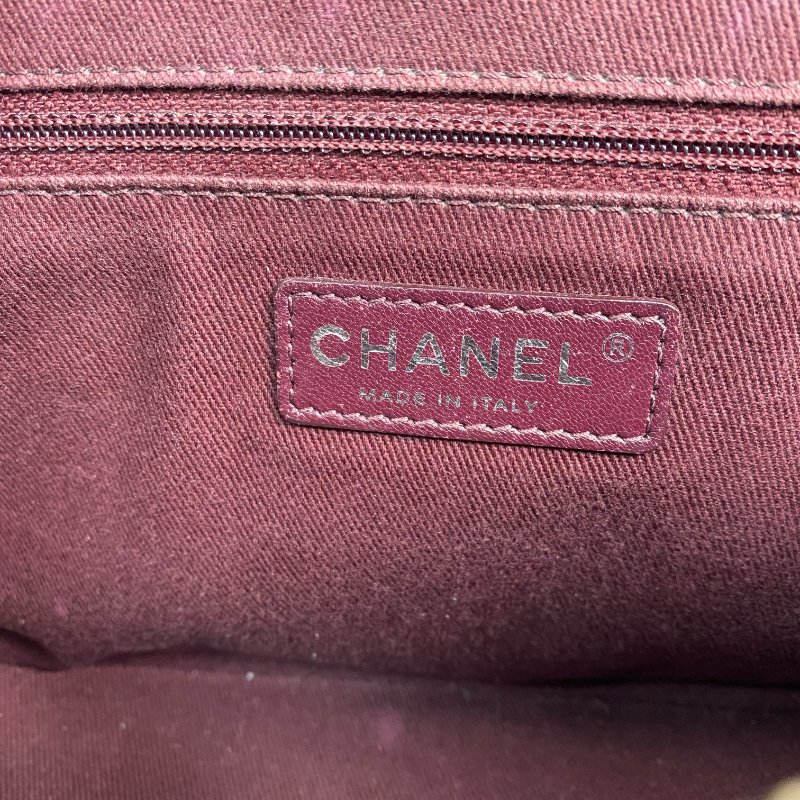 △ Chanel 香奈兒 Black Lambskin Ruthenium-Finish Metal Easy Flap Chain Shoulder Bag No.18 A67764 黑色小羊皮鍍釕金屬鎖鏈肩背袋No.18 - 257025950-25