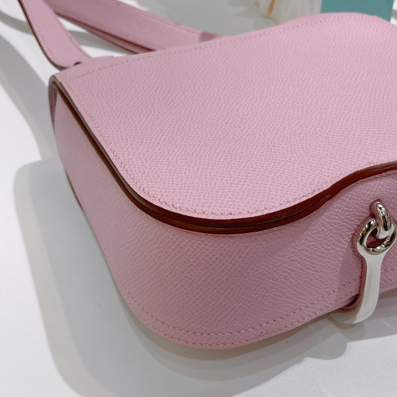 TW4705	Hermes 愛馬仕錦葵紫 斜挎包 屁屁包Della Cavalleria Mini Epsom X9 Mauve Sylvestre x PHW-5