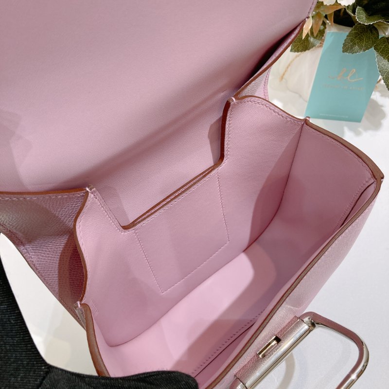TW4705	Hermes 愛馬仕錦葵紫 斜挎包 屁屁包Della Cavalleria Mini Epsom X9 Mauve Sylvestre x PHW-14