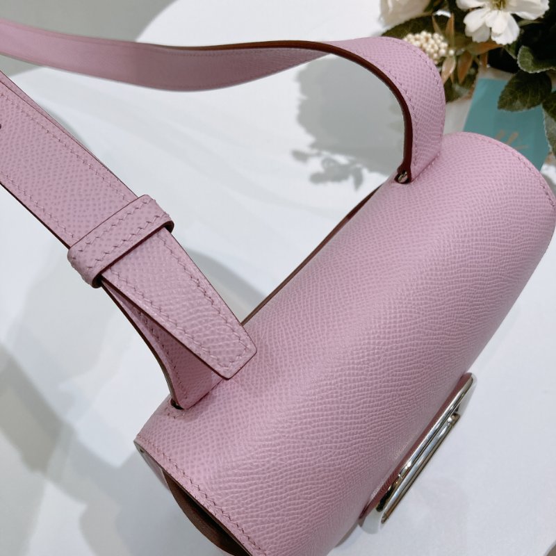 TW4705	Hermes 愛馬仕錦葵紫 斜挎包 屁屁包Della Cavalleria Mini Epsom X9 Mauve Sylvestre x PHW-15