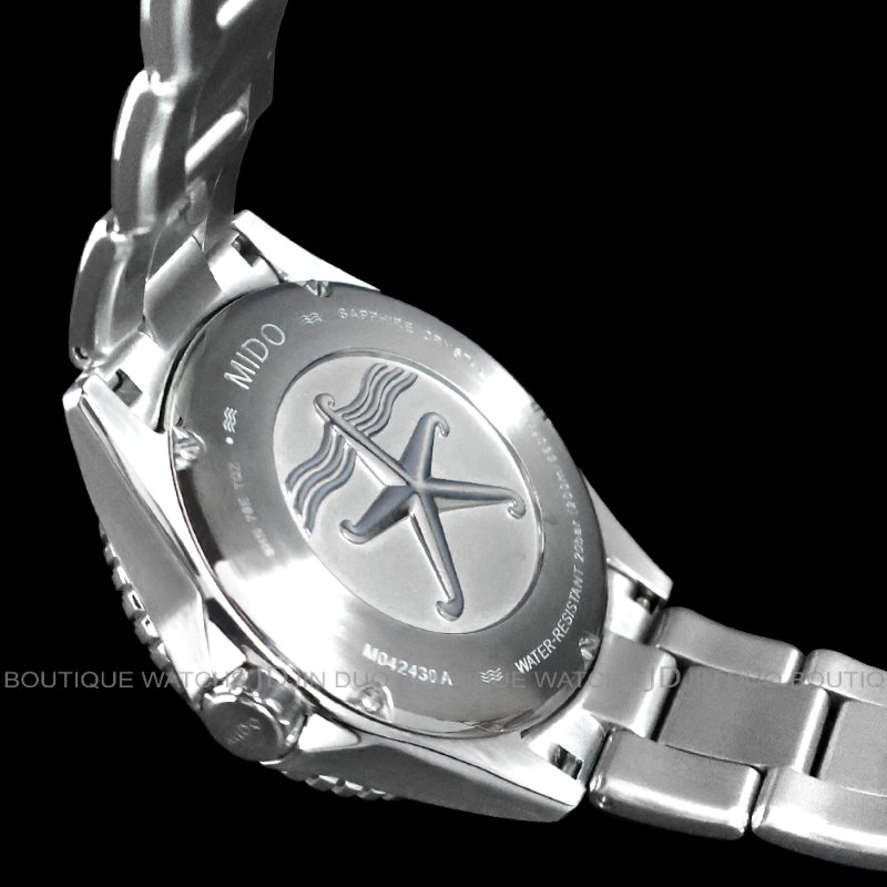金鐸精品~2500 MIDO美度 OCEAN STAR 200C海洋之星藍色陶瓷圈自動上鍊男用腕錶-4