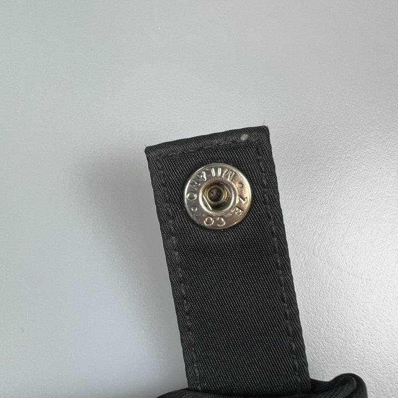 FENDI  VINTAGE黑尼龍手提包-8