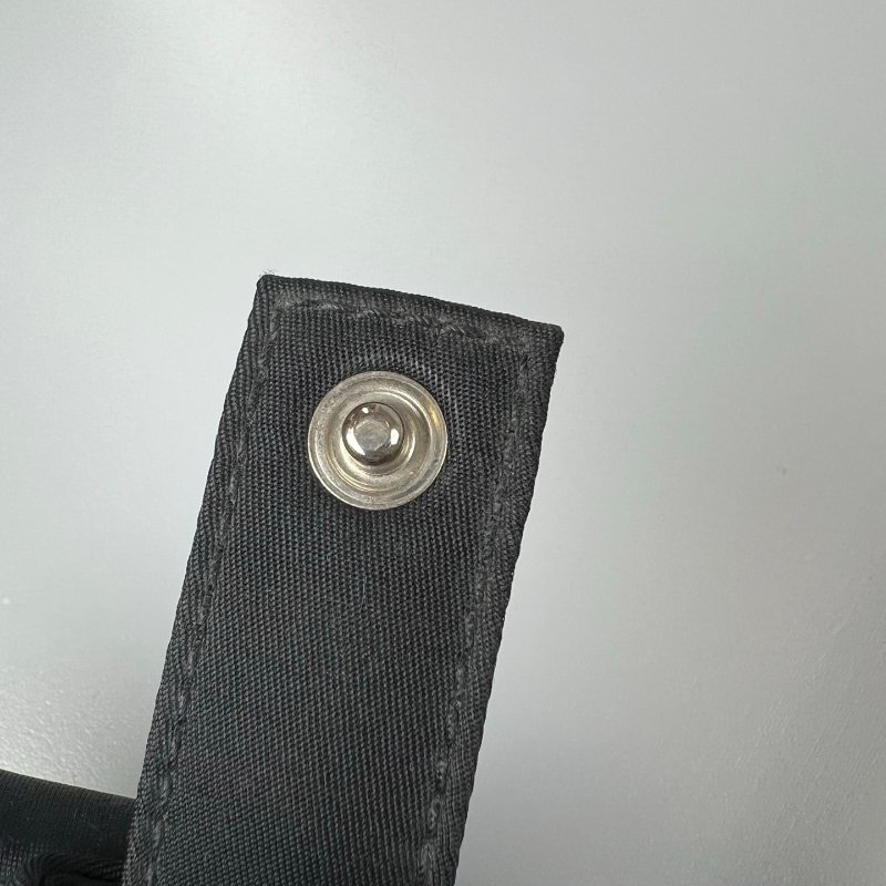 FENDI  VINTAGE黑尼龍手提包-9