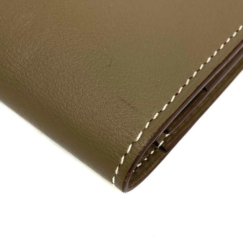☆ Hermes 愛馬仕 Etoupe Grey Swift Calfskin Citizen Twill Long Wallet B Stamp 大象灰色滑面小牛皮長銀包B刻 - 257026385-19
