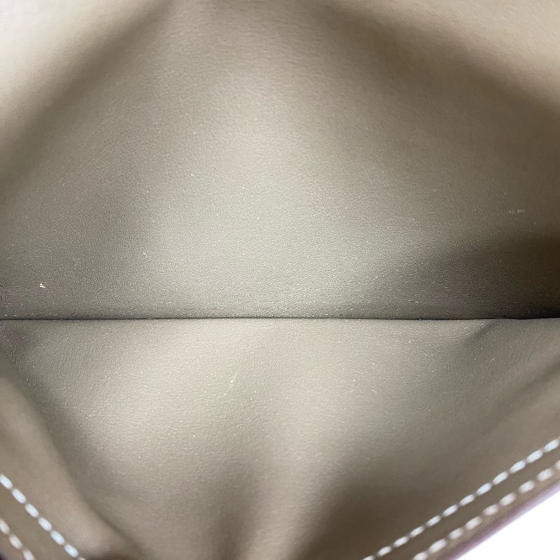 ☆ Hermes 愛馬仕 Etoupe Grey Swift Calfskin Citizen Twill Long Wallet B Stamp 大象灰色滑面小牛皮長銀包B刻 - 257026385-25