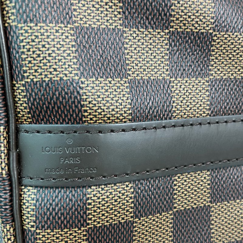△ Louis Vuitton 路易威登 Brown Coated Canvas Damier Speedy Bandouliere 25 2 Way Bag N41368 啡色塗層帆布經典格紋兩用袋 - 257026255-29