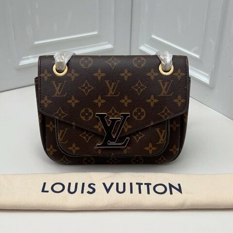 全新品 路易威登/Louis Vuitton 老花passy郵差包 芯片款