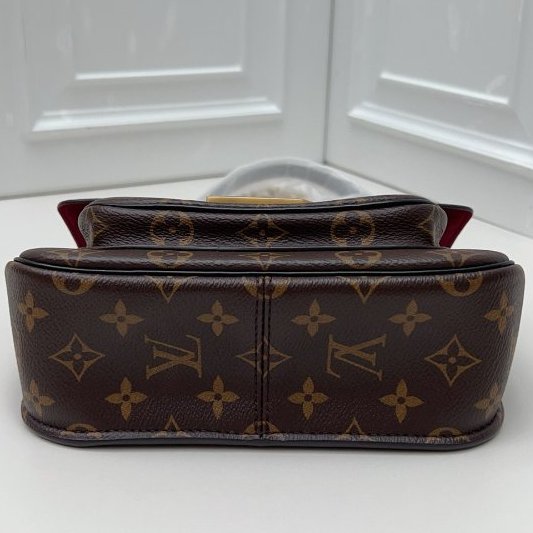 全新品 路易威登/Louis Vuitton 老花passy郵差包 芯片款-4