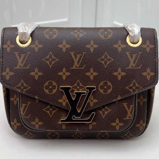 全新品 路易威登/Louis Vuitton 老花passy郵差包 芯片款-5
