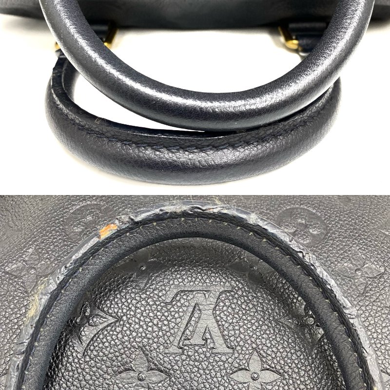 △ Louis Vuitton 路易威登 Navy Calfskin Empreinte Monogram Speedy Bandouliere 30 2 Way Bag M43501 深藍色壓紋小牛皮經典老花兩用袋 - 257026508-3