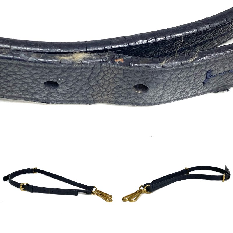 △ Louis Vuitton 路易威登 Navy Calfskin Empreinte Monogram Speedy Bandouliere 30 2 Way Bag M43501 深藍色壓紋小牛皮經典老花兩用袋 - 257026508-8