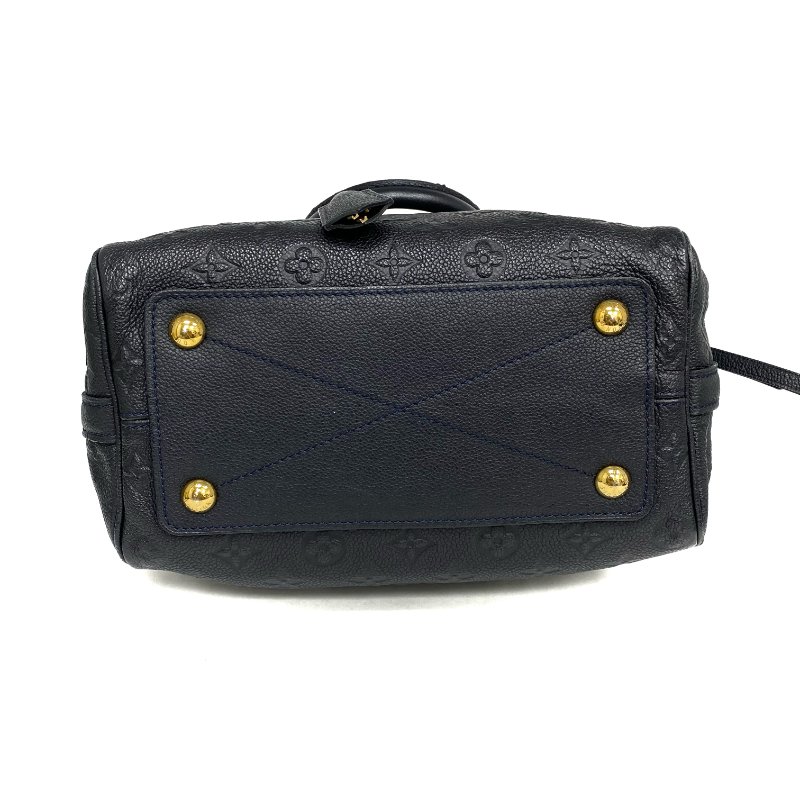 △ Louis Vuitton 路易威登 Navy Calfskin Empreinte Monogram Speedy Bandouliere 30 2 Way Bag M43501 深藍色壓紋小牛皮經典老花兩用袋 - 257026508-13
