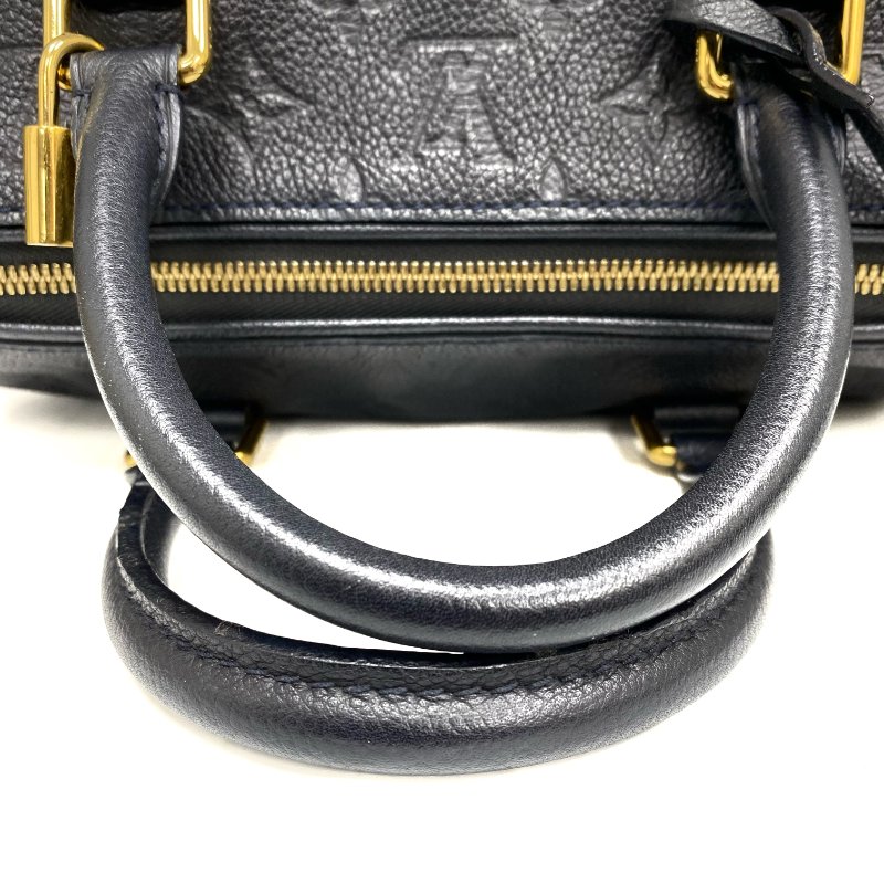 △ Louis Vuitton 路易威登 Navy Calfskin Empreinte Monogram Speedy Bandouliere 30 2 Way Bag M43501 深藍色壓紋小牛皮經典老花兩用袋 - 257026508-15