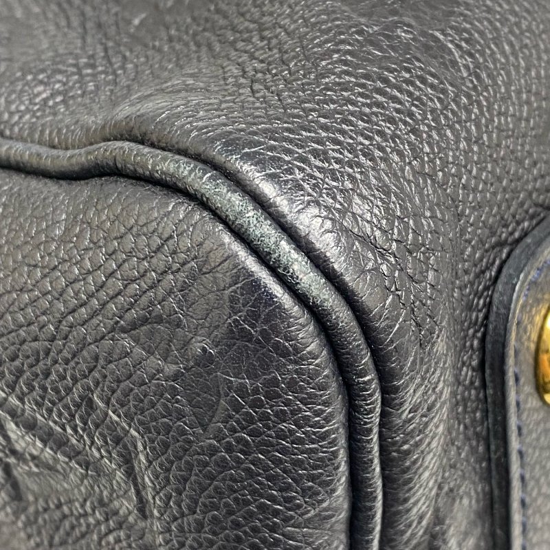 △ Louis Vuitton 路易威登 Navy Calfskin Empreinte Monogram Speedy Bandouliere 30 2 Way Bag M43501 深藍色壓紋小牛皮經典老花兩用袋 - 257026508-17
