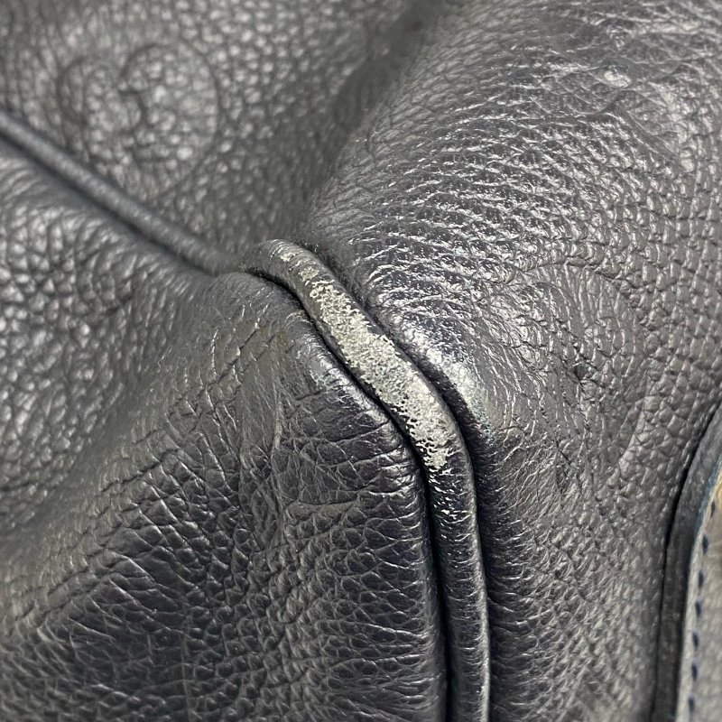 △ Louis Vuitton 路易威登 Navy Calfskin Empreinte Monogram Speedy Bandouliere 30 2 Way Bag M43501 深藍色壓紋小牛皮經典老花兩用袋 - 257026508-19