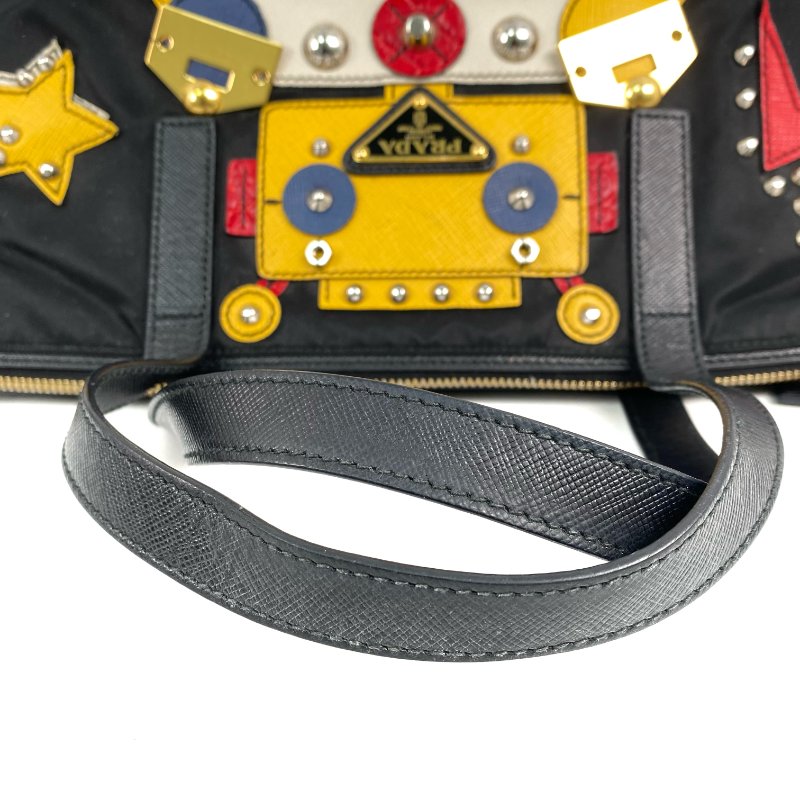 ☆ Prada 普拉達 Black Nylon 2 Way Bag 黑色尼龍兩用袋 - 257027932-13