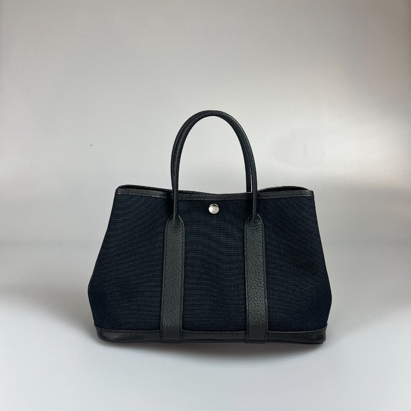 HERMES X刻 黑帆布GP30手提包-0