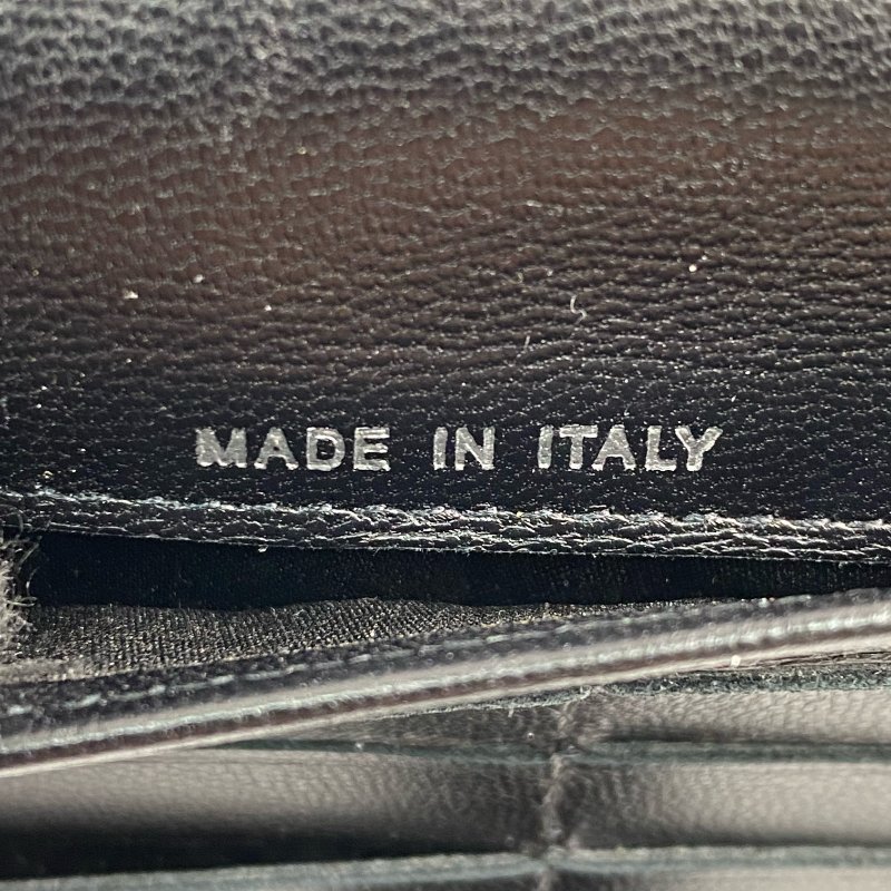 ☆ Chanel 香奈兒 Black Crinkled Leather Long Wallet No.17 黑色鄒紋皮革長銀包 - 257027857-16