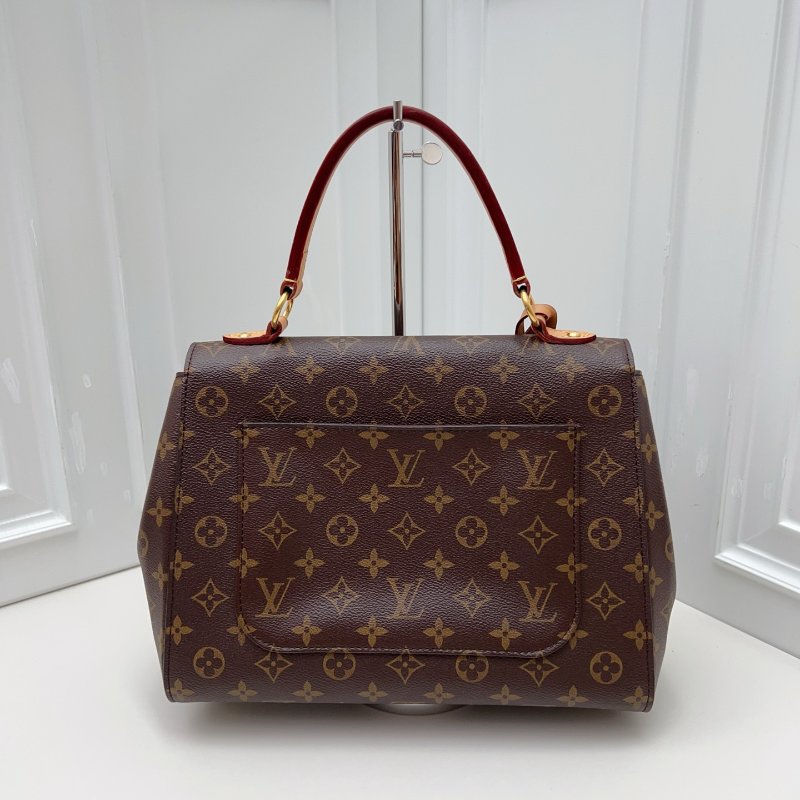 閒置新 路易威登/Louis Vuitton 老花Cluny克魯尼 中號手提包 芯片款-1
