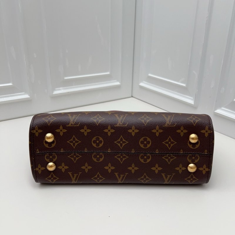 閒置新 路易威登/Louis Vuitton 老花Cluny克魯尼 中號手提包 芯片款-7