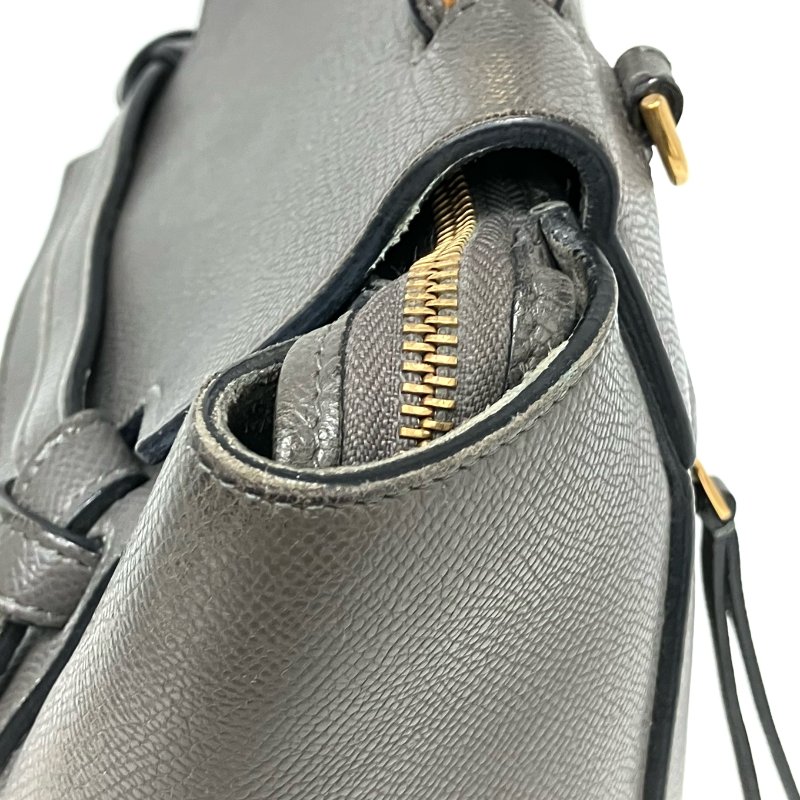 ☆ Celine 思琳 Gray Calfskin Micro Belt 2 Way Bag 灰色小牛皮兩用袋 - 257027905-5