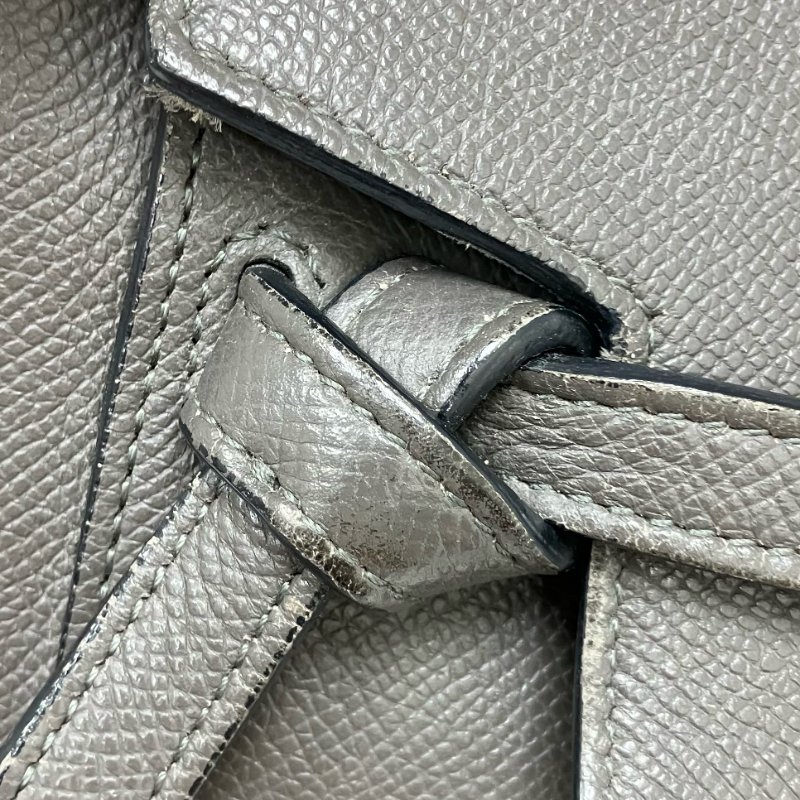☆ Celine 思琳 Gray Calfskin Micro Belt 2 Way Bag 灰色小牛皮兩用袋 - 257027905-32