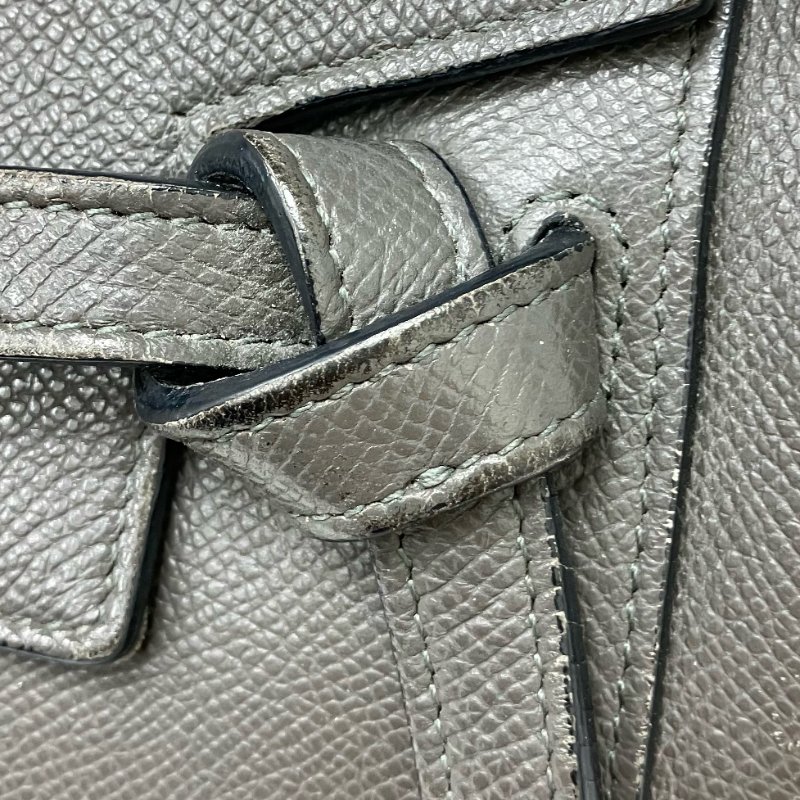 ☆ Celine 思琳 Gray Calfskin Micro Belt 2 Way Bag 灰色小牛皮兩用袋 - 257027905-33