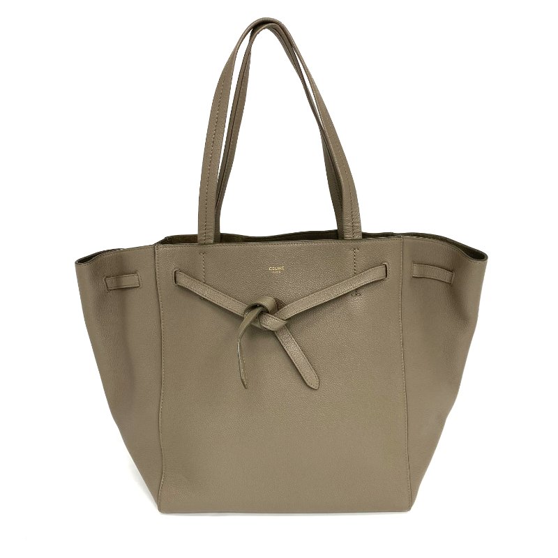 ☆ Celine 思琳 Beige Calfskin Phantom Tote Bag 淺啡色小牛皮托特袋 - 257028440-1