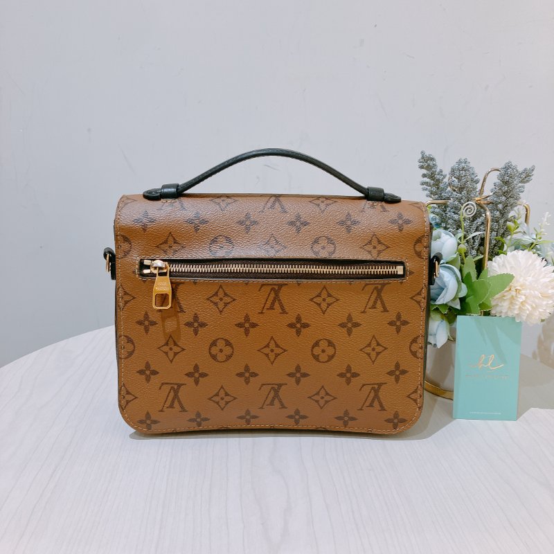 TK1947 路易威登 手提包 單肩  Vuitton Pochette Metis Shoulder Bag Monogram Reverse-2