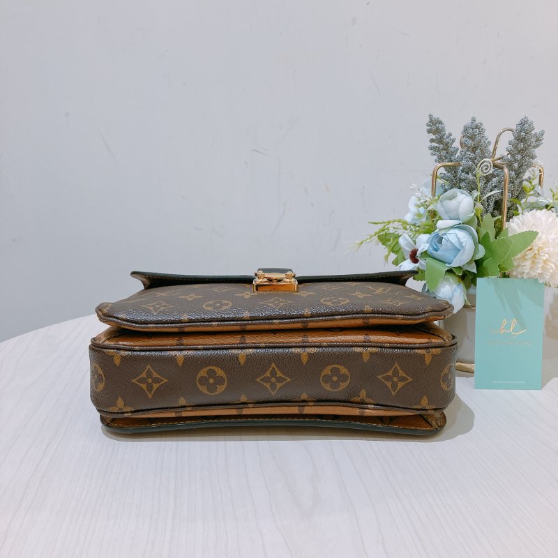 TK1947 路易威登 手提包 單肩  Vuitton Pochette Metis Shoulder Bag Monogram Reverse-5