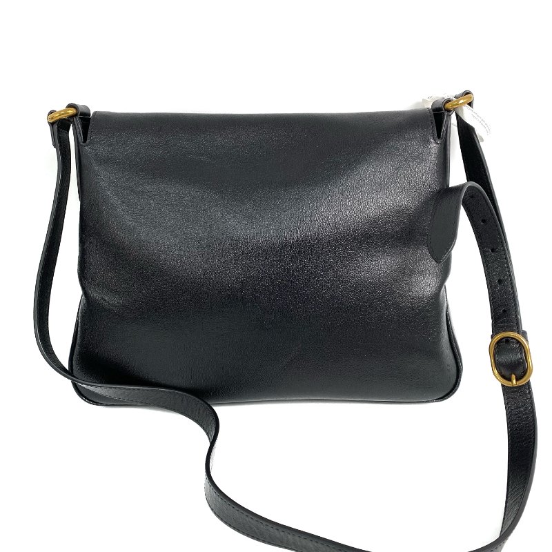 ☆ Gucci 古馳 Black Calfskin Shoulder Bag 黑色小牛皮肩背袋 - 257028629-9