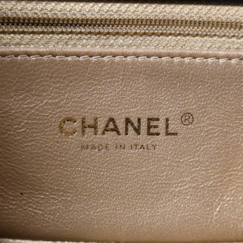 CHANEL 羊皮皮革Shoulder Bag金扣鏈帶肩背袋-5