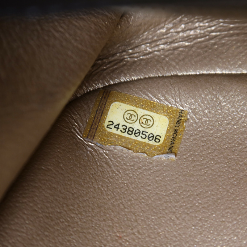 CHANEL 羊皮皮革Shoulder Bag金扣鏈帶肩背袋-6