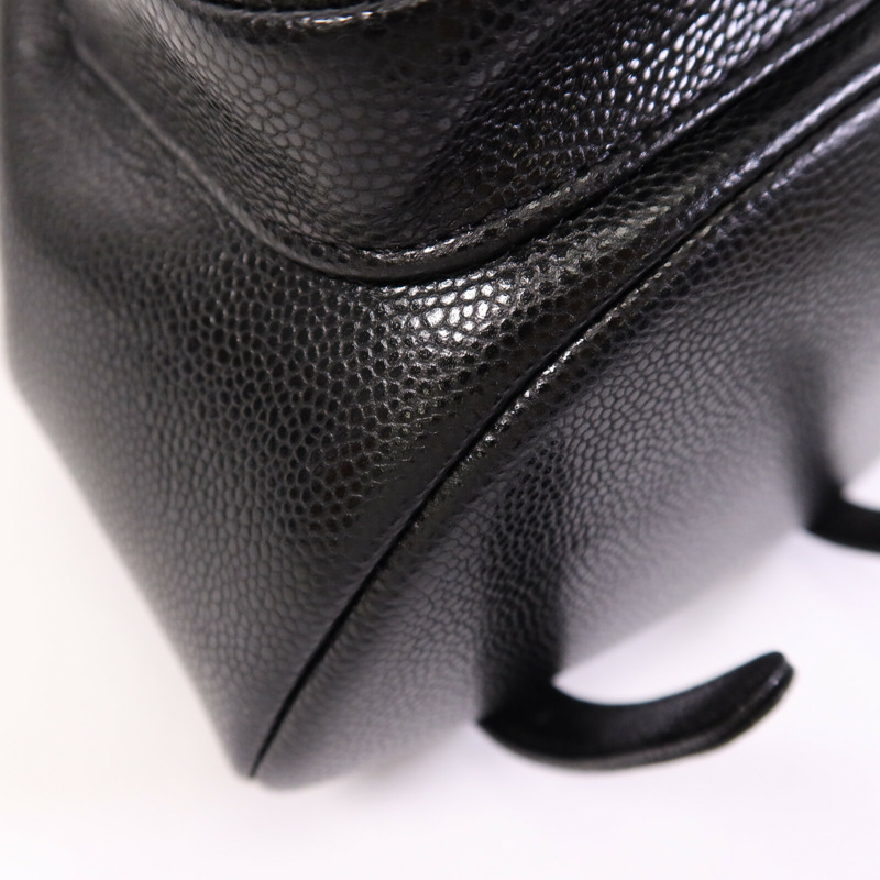 CHANEL 牛皮皮革Duma Backpack金扣背包-10