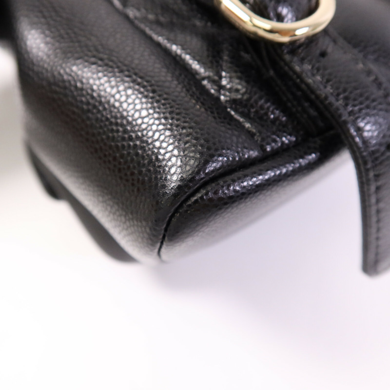 CHANEL 牛皮皮革Duma Backpack金扣背包-12